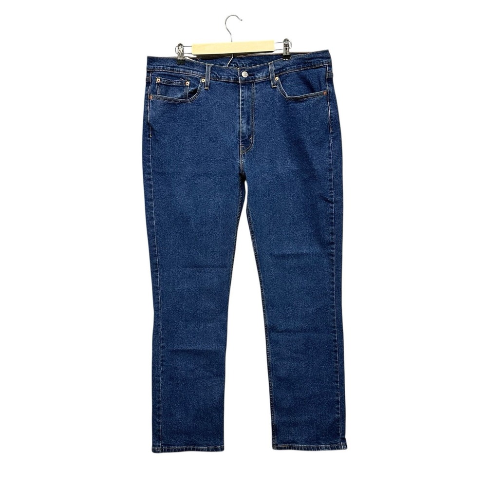 Levis 514 Straight Fit Jeans Mens Size 38x32 Dark Wash Denim Classic Cowboy Pock